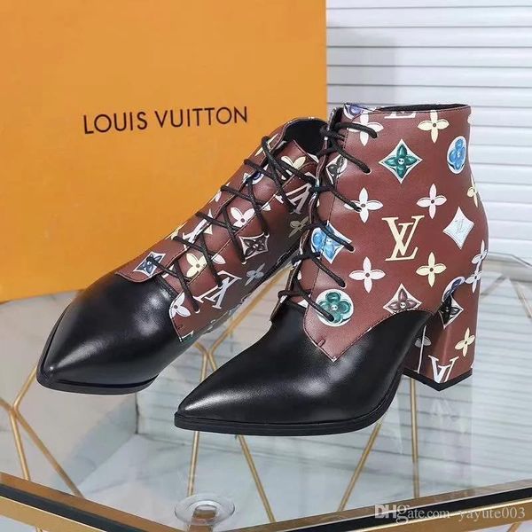 iduzi lbrand luxury women winter boots square heels flock ankle boots women shoes lace-up winter shoes woman, Black
iduzi lbrand luxury women winter boots square heels flock ankle boots women shoes lace-up winter shoes woman, Black