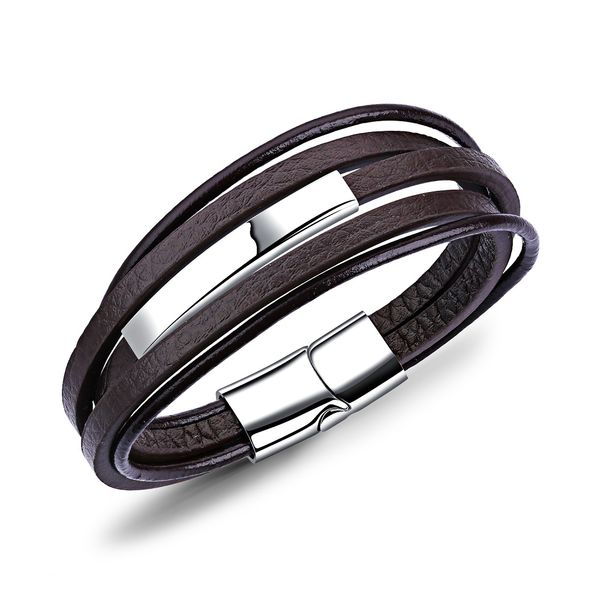 jhsl trendy male men statement black brown wrap bracelets & bangles leather party gift ph1131, Golden;silver
jhsl trendy male men statement black brown wrap bracelets & bangles leather party gift ph1131, Golden;silver