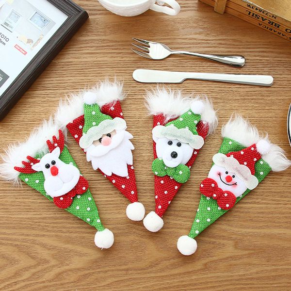 2019 6pcs/pack christmas decoration cutlery suit silveware holders porckets knifes folks bag snowman dinner home candy bags
2019 6pcs/pack christmas decoration cutlery suit silveware holders porckets knifes folks bag snowman dinner home candy bags