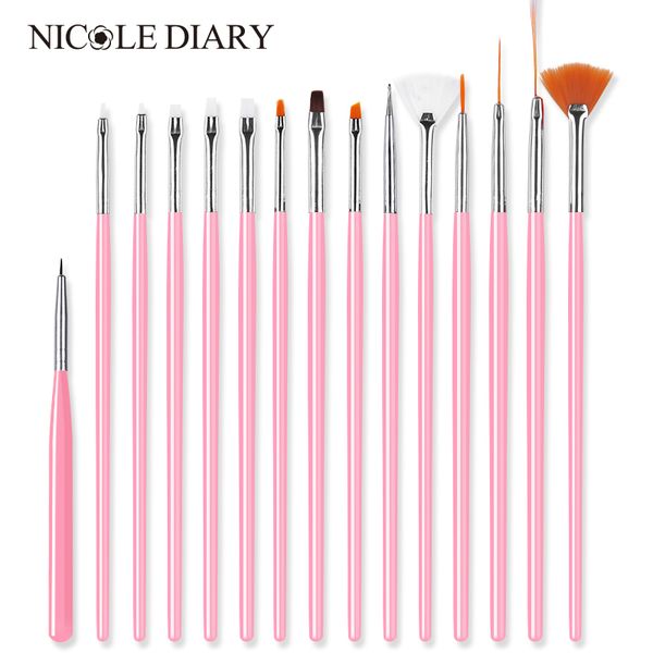 nail brush for manicure gel brush for nail art ombre gradient gel polish painting drawing 15pcs/set, Yellow
nail brush for manicure gel brush for nail art ombre gradient gel polish painting drawing 15pcs/set, Yellow