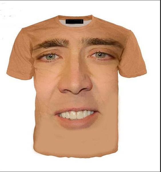 new arrive hip hop summer style nicolas cage crazy funny 3d print men women fashion t shirt xs026, White;black
new arrive hip hop summer style nicolas cage crazy funny 3d print men women fashion t shirt xs026, White;black