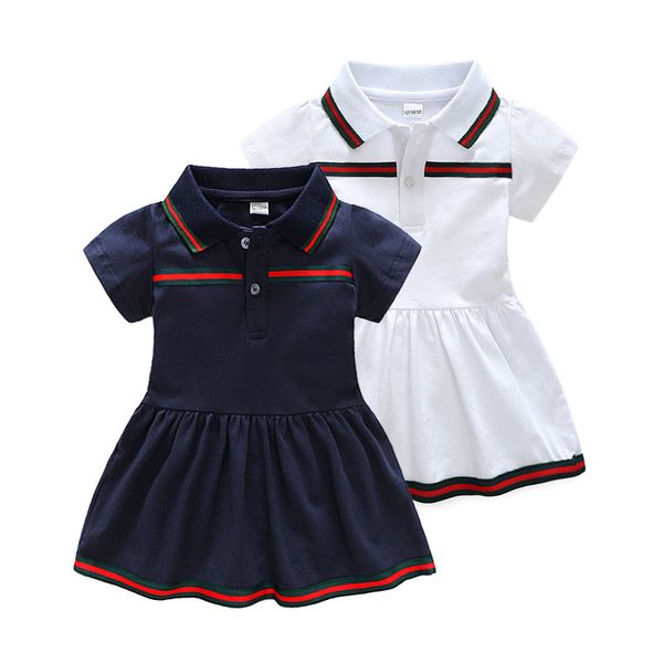 Top Quality Baby Girls Summer Cotton Dress Stripe Dresses Turn-down Collar 2 Colors Kids Clothing for Party Holiday Casual Style NC178
Top Quality Baby Girls Summer Cotton Dress Stripe Dresses Turn-down Collar 2 Colors Kids Clothing for Party Holiday Casual Style NC178