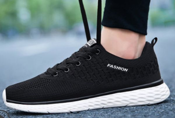 man casual shoes couple footwear zapatos hombre n045 ng y200612, Black