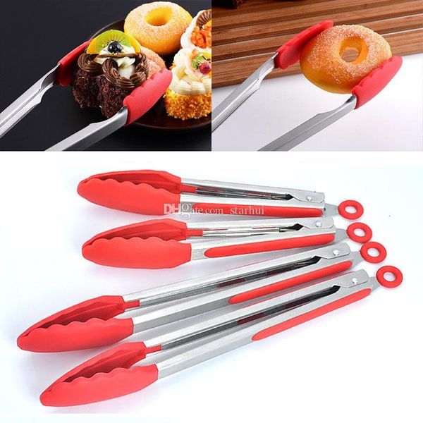 2pcs set bbq food clip heat resistant silicone stainless steel kitchen cooking cake bread baking tools kitchen accessories in stock wx9-13
2pcs set bbq food clip heat resistant silicone stainless steel kitchen cooking cake bread baking tools kitchen accessories in stock wx9-13