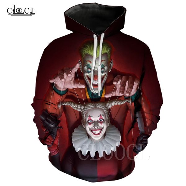 2020 новый стиль хищные птицы harley quinn hoodie мужчины женщины 3d печати клоун творческий толстовка с капюшоном пальто вскользь пуловеры, Black
2020 новый стиль хищные птицы harley quinn hoodie мужчины женщины 3d печати клоун творческий толстовка с капюшоном пальто вскользь пуловеры, Black