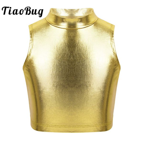 tiaobug kids teens sleeveless turtleneck metallic ballet gymnastics crop children girls jazz performance dance wear costume, Black;red
tiaobug kids teens sleeveless turtleneck metallic ballet gymnastics crop children girls jazz performance dance wear costume, Black;red