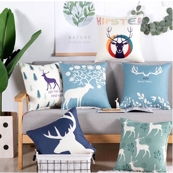 2019 nordic nordic style elk deer cushion covers pillow cases pillow covers bedroom sofa christmas decoration 45*45cm
2019 nordic nordic style elk deer cushion covers pillow cases pillow covers bedroom sofa christmas decoration 45*45cm