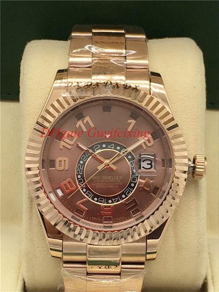 3 colors luxury men watch 42mm 326935 sky everose rose gold chocolate dial roman sundust 2813 movement mens fashion brand watches, Slivery;brown
3 colors luxury men watch 42mm 326935 sky everose rose gold chocolate dial roman sundust 2813 movement mens fashion brand watches, Slivery;brown