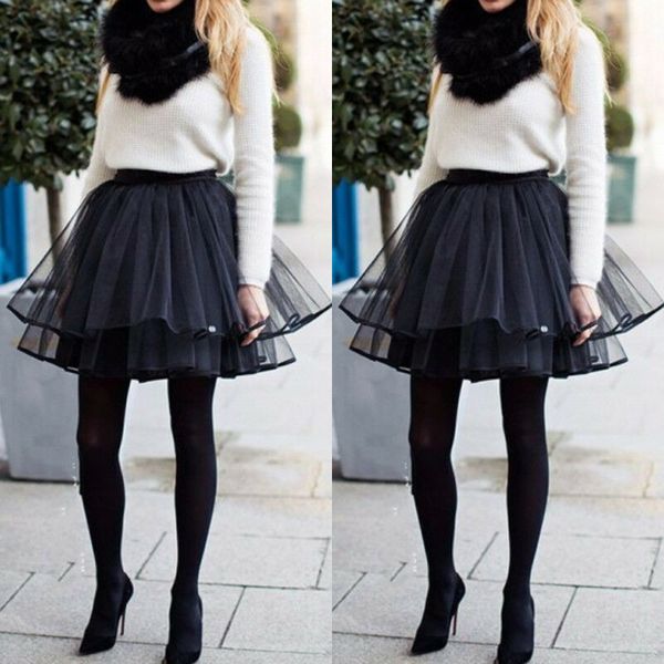 us stock women layers tulle skirt princess girls ballet tutu dance skirt, Black
us stock women layers tulle skirt princess girls ballet tutu dance skirt, Black