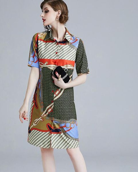 scarf printed hi-lo summer shirts dresses lapel neck street style dresses above knee 1/2 sleeve, Black;pink
scarf printed hi-lo summer shirts dresses lapel neck street style dresses above knee 1/2 sleeve, Black;pink