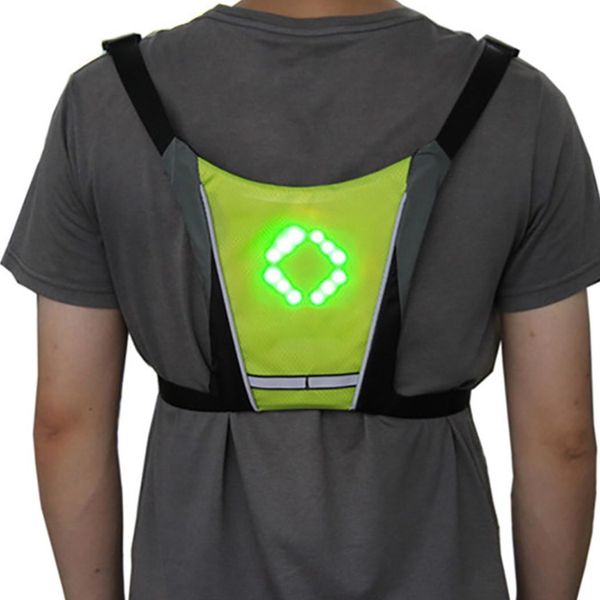 cycling bicycle led vest safety signal light vest warning backpack guiding waterproof, resistence to tear light, Black
cycling bicycle led vest safety signal light vest warning backpack guiding waterproof, resistence to tear light, Black