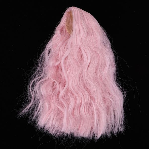 stylish diy wig long small curls hair pink for 1/4 bjd msd dz doll head accessories
stylish diy wig long small curls hair pink for 1/4 bjd msd dz doll head accessories