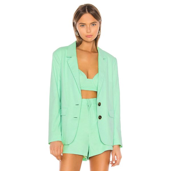 women suits 2019 autumn women's long-sleeved slim suit high waist short casual suit office lady jacket coat outerwear blazer set, White
women suits 2019 autumn women's long-sleeved slim suit high waist short casual suit office lady jacket coat outerwear blazer set, White