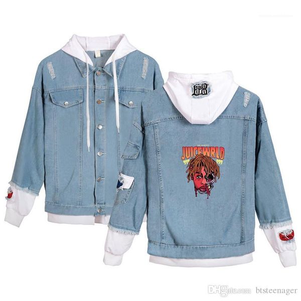 wrld hooded single breasted mens jacket fashion casual denim coats mens designer jeans jacket rapper juice, Black;brown
wrld hooded single breasted mens jacket fashion casual denim coats mens designer jeans jacket rapper juice, Black;brown