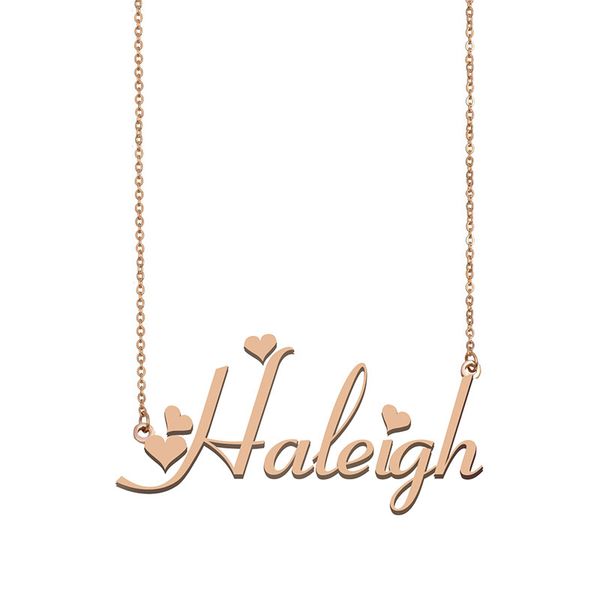 haleigh name necklace pendant for women girlfriend gifts custom nameplate children friends jewelry 18k gold plated stainless steel, Silver
haleigh name necklace pendant for women girlfriend gifts custom nameplate children friends jewelry 18k gold plated stainless steel, Silver