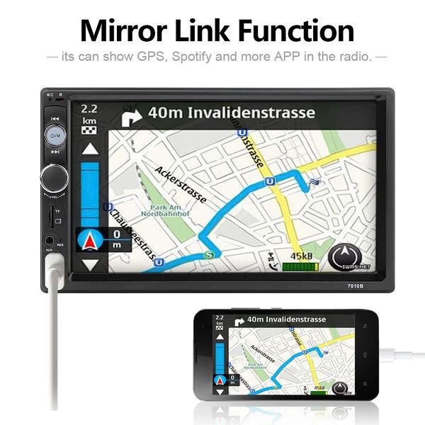 7" bluetooth stereo multimedia player mp3 mp5 player audio stereo mirror link 2din car radio sd fm steering wheel remote control
7" bluetooth stereo multimedia player mp3 mp5 player audio stereo mirror link 2din car radio sd fm steering wheel remote control