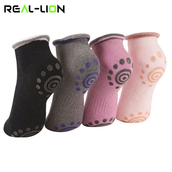 reallion 4 pairs women yoga socks anti-slip cotton socks thickening massage silicone fitness pilates gym sports winter, Black
reallion 4 pairs women yoga socks anti-slip cotton socks thickening massage silicone fitness pilates gym sports winter, Black