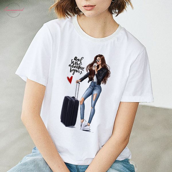 summer women t shirt 2019 fashion thin section t shirt harajuku printed tshirt leisure streetwear female clothing, White
summer women t shirt 2019 fashion thin section t shirt harajuku printed tshirt leisure streetwear female clothing, White