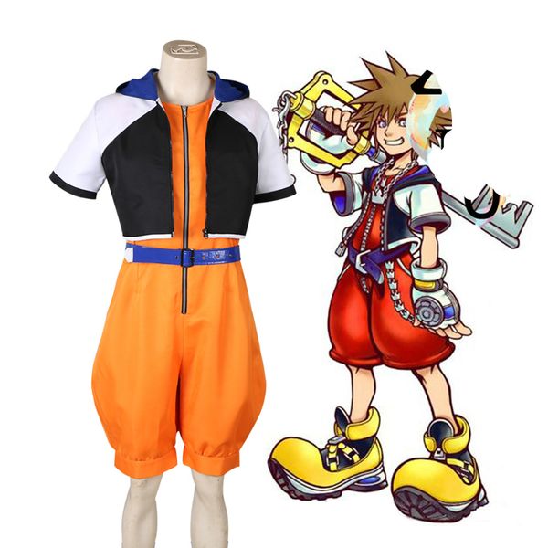 kingdom hearts 1 sora cosplay costume halloween custom movie cos, Black;red
kingdom hearts 1 sora cosplay costume halloween custom movie cos, Black;red