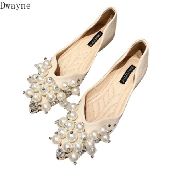 2020 spring new korean version of the fairy flat shoes pearl rhinestone shallow mouth pointed soft bottom women's shoes, Black
2020 spring new korean version of the fairy flat shoes pearl rhinestone shallow mouth pointed soft bottom women's shoes, Black