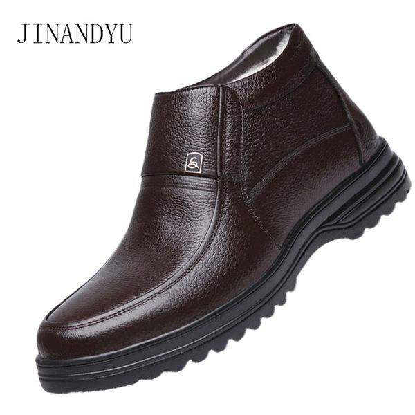 winter boots men snow boots with warm wool retro cushioning casual cowhide business waterproof genuine leather winter shoes men, Black
winter boots men snow boots with warm wool retro cushioning casual cowhide business waterproof genuine leather winter shoes men, Black
