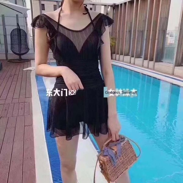 east gate goddess female conservative one-piece belly-covering slim lace swimming lace swimsuit unbacked swimsuit, White;black
east gate goddess female conservative one-piece belly-covering slim lace swimming lace swimsuit unbacked swimsuit, White;black