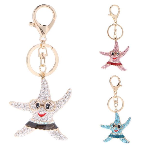 cute cartoon marine life keychain key ring girl's romantic crystal pendant key chains bag keychain birthday gift, Silver
cute cartoon marine life keychain key ring girl's romantic crystal pendant key chains bag keychain birthday gift, Silver