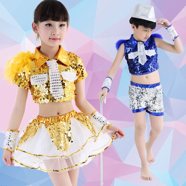 girl and boy jazz dance costume children modern dance clothing hip-hop clothes boys girls sequins jazz costumes, Black;red
girl and boy jazz dance costume children modern dance clothing hip-hop clothes boys girls sequins jazz costumes, Black;red