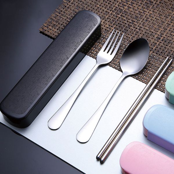 stainless steel dinnerware set travel camping cutlery set reusable silverware with spoon fork chopsticks straw and portable case
stainless steel dinnerware set travel camping cutlery set reusable silverware with spoon fork chopsticks straw and portable case