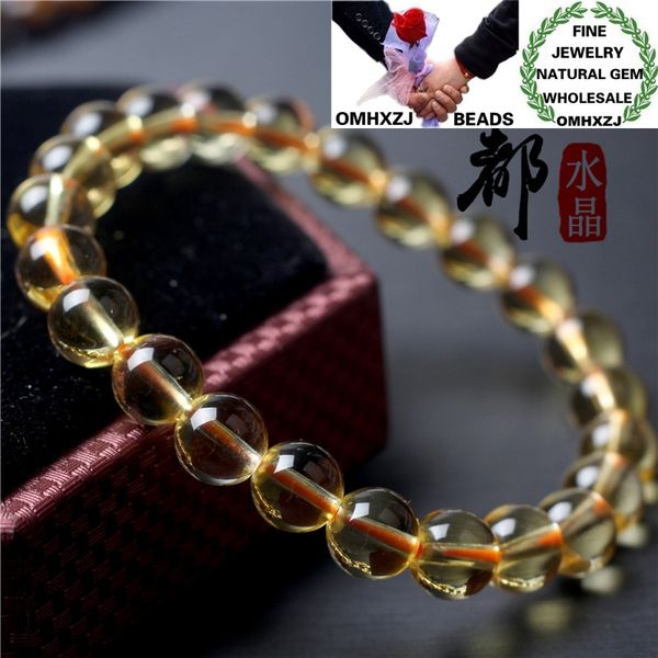 omhxzj wholesale zb412 6810121416mm european fashion birthday party wedding gift natural stone fine citrine round beads bracelet, Golden;silver
omhxzj wholesale zb412 6810121416mm european fashion birthday party wedding gift natural stone fine citrine round beads bracelet, Golden;silver