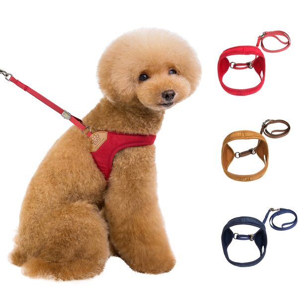 new breathable mesh dog harness leash with adjustable straps pet harness fashion safety belt dog chest straps comfortable
new breathable mesh dog harness leash with adjustable straps pet harness fashion safety belt dog chest straps comfortable