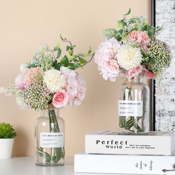 artificial wedding flower simulation hydrangea bouquet silk hydrangea flower head for wedding party home decoration diy wreath
artificial wedding flower simulation hydrangea bouquet silk hydrangea flower head for wedding party home decoration diy wreath