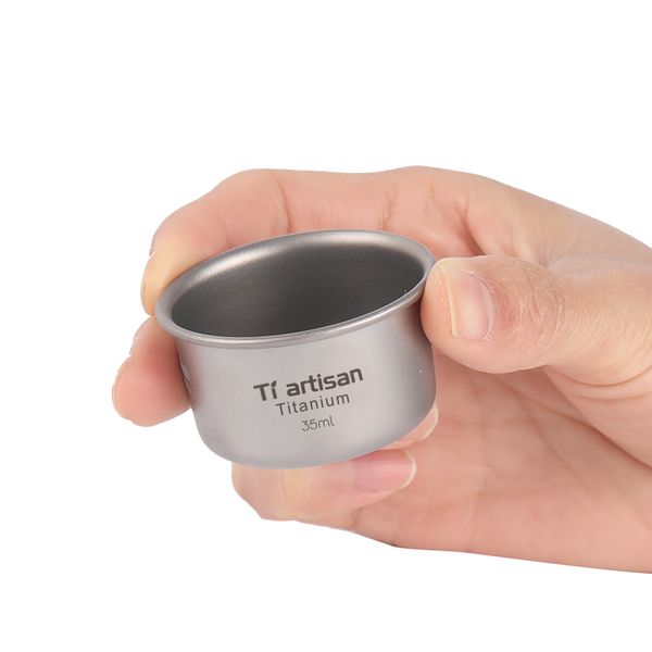 tiartisan 35 мл титановая чашка кофейная кружка сверхлегкий мини кемпинг пикник карманный виски винная чашка кружка открытый чайная чашка
tiartisan 35 мл титановая чашка кофейная кружка сверхлегкий мини кемпинг пикник карманный виски винная чашка кружка открытый чайная чашка