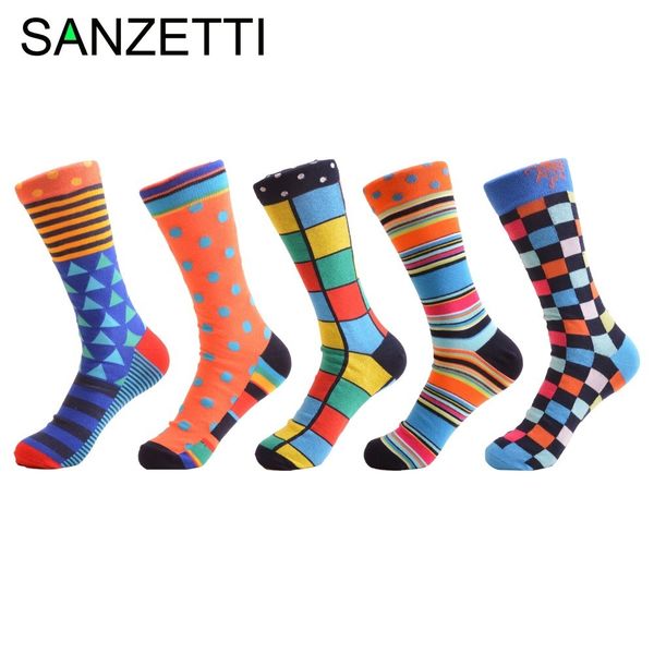 sanzetti 5 pair/lot socks new colorful men's combed cotton trendy wedding socks funny casual crew skateboard novelty gifts mx190719, Black
sanzetti 5 pair/lot socks new colorful men's combed cotton trendy wedding socks funny casual crew skateboard novelty gifts mx190719, Black