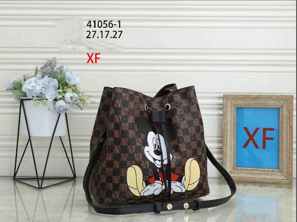 a22 2020 classic fashion man womens handbags ladies pu leather neverful shoulder bags with wallet tote bag purse composite bag, Black 
a22 2020 classic fashion man womens handbags ladies pu leather neverful shoulder bags with wallet tote bag purse composite bag, Black