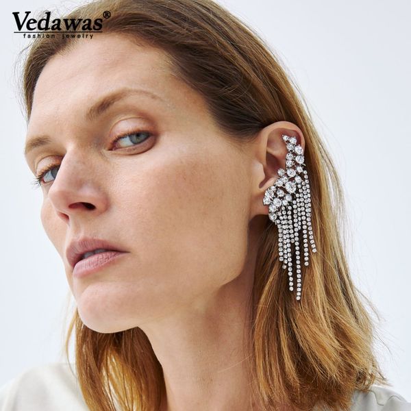 vedawas maxi crystal earrings handmade crystal flower tassel earrings female wedding party gifts oorbellen pendientes xg2949, Silver
vedawas maxi crystal earrings handmade crystal flower tassel earrings female wedding party gifts oorbellen pendientes xg2949, Silver