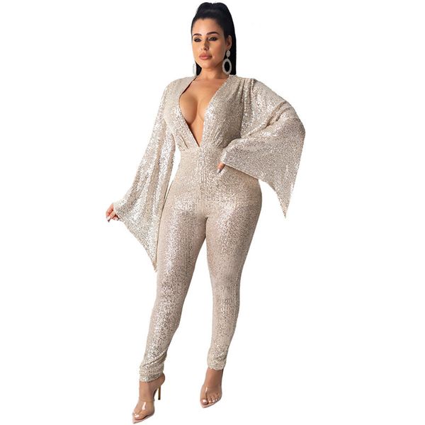 black mesh sheer sequin jumpsuit women v-neck flare sleeve sparkly bodysuit glitter night club party romper overalls femme, Black;white
black mesh sheer sequin jumpsuit women v-neck flare sleeve sparkly bodysuit glitter night club party romper overalls femme, Black;white