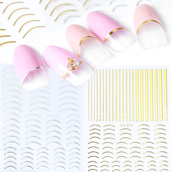 1pcs nail sticker gold silver metal curve strip lines adhesive striping tape multi-size 3d stickers for manicure jistz-g001-013, Black
1pcs nail sticker gold silver metal curve strip lines adhesive striping tape multi-size 3d stickers for manicure jistz-g001-013, Black