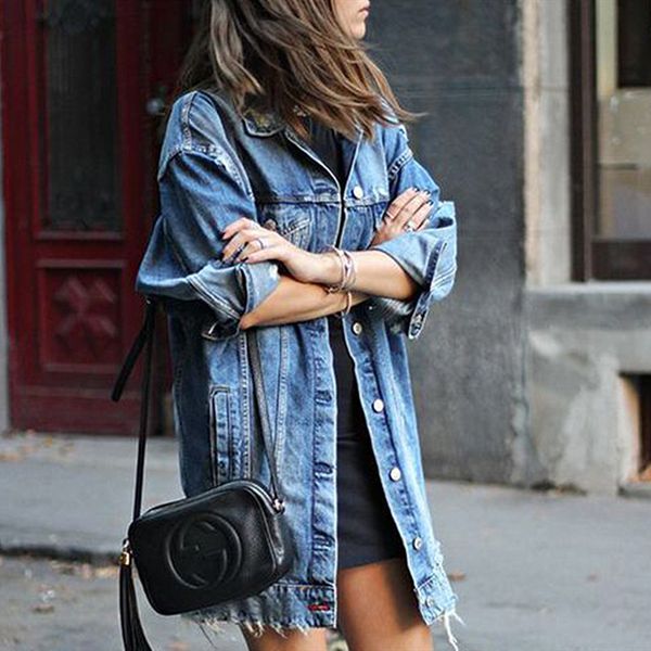 spring autumn women large plus size outwear jean jacket woman loose casual blue jeans coat streetwear ladies short denim colthes, Black;brown
spring autumn women large plus size outwear jean jacket woman loose casual blue jeans coat streetwear ladies short denim colthes, Black;brown