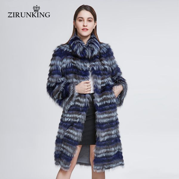 women's fur & faux zirunking lady fashion belt real silver coat winter warm long style natural outerwear clothing zc1839, Black
women's fur & faux zirunking lady fashion belt real silver coat winter warm long style natural outerwear clothing zc1839, Black