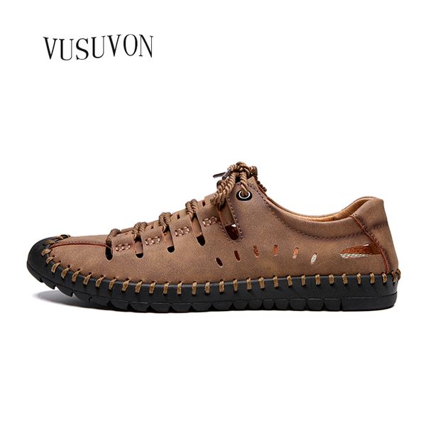 2019 new genuine leather sandals men summer casual shoes mountain sandals man outdoor beach shoes roman rivers water plus, Black
2019 new genuine leather sandals men summer casual shoes mountain sandals man outdoor beach shoes roman rivers water plus, Black