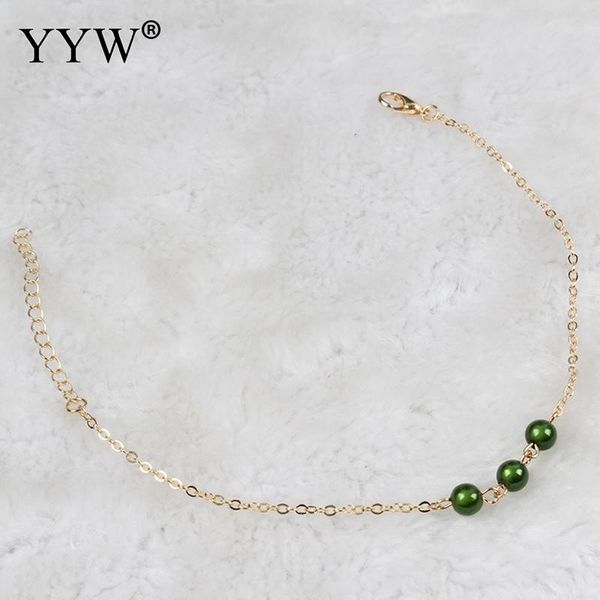 2019 summer fahsion women golden color bracelet bangles plated oval chain with yellow green ball fashion jewelry gifts for girl, Black
2019 summer fahsion women golden color bracelet bangles plated oval chain with yellow green ball fashion jewelry gifts for girl, Black