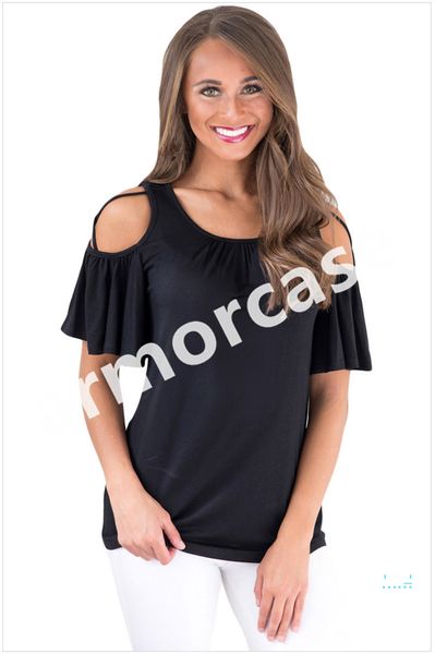 womens designer t shirts ruffle off shoulder short sleeve t-shirt females candy color tee summer bare sleeve casual blouse cz401, White
womens designer t shirts ruffle off shoulder short sleeve t-shirt females candy color tee summer bare sleeve casual blouse cz401, White