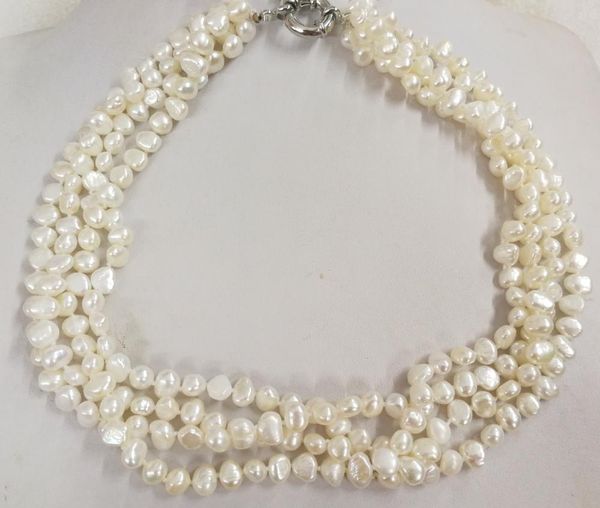 4 rows 28 colors 9mm pearl green orange yellow baroque beads choker necklace natural freshwater flat pearl women jewelry 17, Silver
4 rows 28 colors 9mm pearl green orange yellow baroque beads choker necklace natural freshwater flat pearl women jewelry 17, Silver