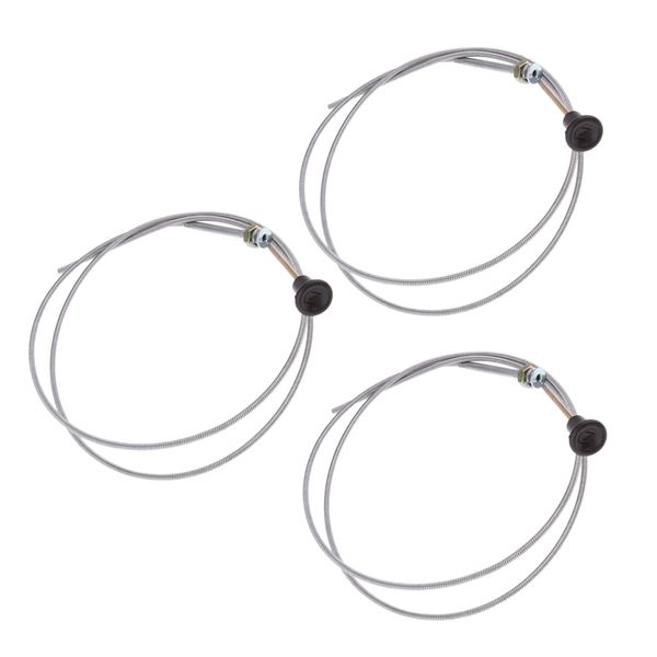 3 piece 237 rotary universal push pull choke cable 63inch inner 60inch conduit 2-3/4inch travel for lawnmower lawn mower
3 piece 237 rotary universal push pull choke cable 63inch inner 60inch conduit 2-3/4inch travel for lawnmower lawn mower