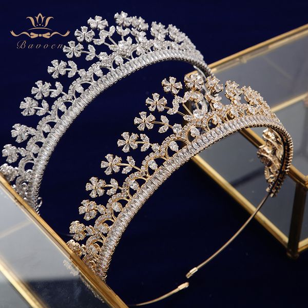 elegant sparkling full zircon bridal tiaras headpiece crystal crowns headbands wedding hair accessory, Golden;white
elegant sparkling full zircon bridal tiaras headpiece crystal crowns headbands wedding hair accessory, Golden;white