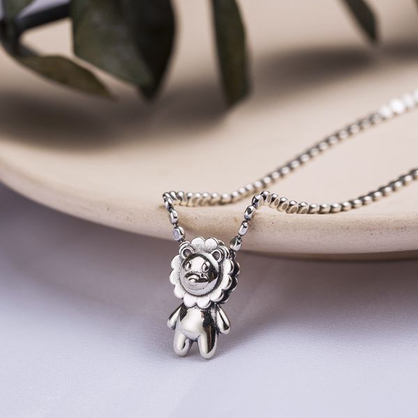 925 sterling silver small cute lion initial necklace forest animal charm pendant personalized necklace for elegant women girl, Golden;silver
925 sterling silver small cute lion initial necklace forest animal charm pendant personalized necklace for elegant women girl, Golden;silver