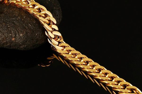 15mm gold fashion simple men's bangle stainless steel bracelet watchband jewelry gift for men boys j012, Black
15mm gold fashion simple men's bangle stainless steel bracelet watchband jewelry gift for men boys j012, Black