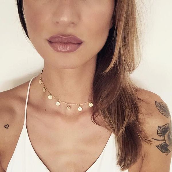 fashion chain choker for women 2019 new bohemian heart pendant jewelry sweet love girl's necklaces accessories gold silver short, Golden;silver
fashion chain choker for women 2019 new bohemian heart pendant jewelry sweet love girl's necklaces accessories gold silver short, Golden;silver