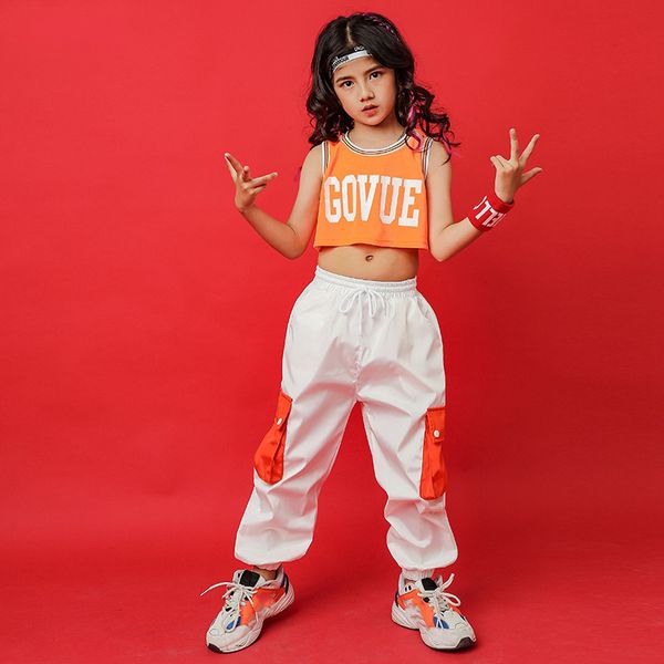 jazz dance costume girl hip hop yellow vest white pocket pants street dance clothing children's performance costume stage
jazz dance costume girl hip hop yellow vest white pocket pants street dance clothing children's performance costume stage